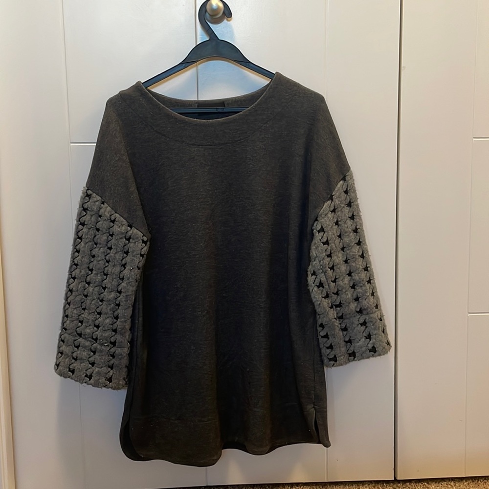 Unique designed sleeves sweater
